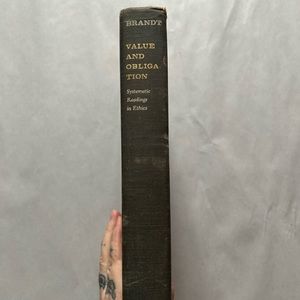 Value And Obligation Hard Cover 1961